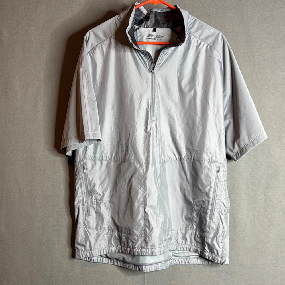 Nike golf Men's Gray Windbreaker Jacket‎ size XL